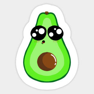 Adorable Avocado Sticker